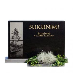 Hautakivimalli 134 Maisema nuotioranta